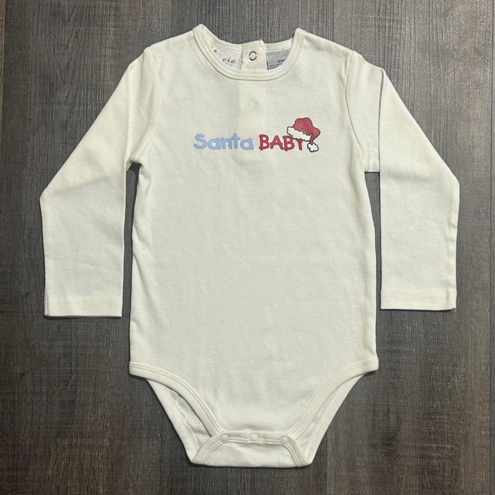 💞 New Baby & Toddler Size 24 Months Santa Baby Christmas Holiday Onesie Bodysuit